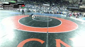 Boys 4A 132 lbs Cons. Round 1 - Oliver Russell, Chiawana vs Nathan Nguyen, Hazen