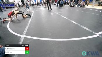 55 lbs Rr Rnd 4 - Beau Bloyed, Carl Albert vs Ryder Hill, Norman Grappling Club