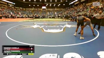 6A - 138 lbs Semifinal - Patrick Foxworth, Junction City vs Maddox Cassella, Mill Valley