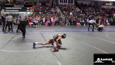 72 lbs Champ. Round 1 - Kaden Crum, Trailblazer vs Riley Ladesic, Effingham