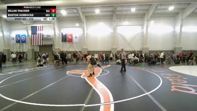 175 lbs Champ. Round 2 - Dillan Thacker, Wasatch vs Boston Horrocks, Union