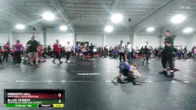 75 lbs Cons. Round 3 - Meredith Hall, White Knoll Youth Wrestling vs Blaze Murray, Spartanburg Wrestling Academy