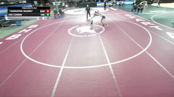 107 lbs Champ. Round 1 - Ava Corbin, Yonkers vs Samantha Massey, Mount Markham