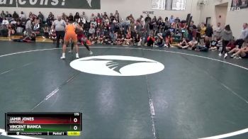 175 lbs Semifinal - Jamir Jones, Huntsville vs Vincent Bianca, Grissom Hs