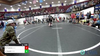 37 lbs Round Of 16 - Bradley Francis, Skiatook Youth Wrestling vs Jeremiah Sweat, Division Bell Wrestling