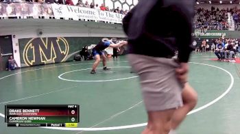 215 lbs Champ. Round 2 - Cameron Newman, Cloverleaf (Lodi) vs Drake Bennett, Miami East (Casstown)