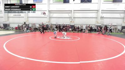 50 lbs 7th Place - Emmy Lashaway, OH vs Brady Fitzgerald, IL