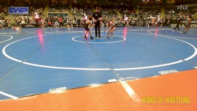 61 lbs Consi Of 16 #1 - Jax Jones, Adams City vs Andrew Huffman, Donahue Wrestling Academy