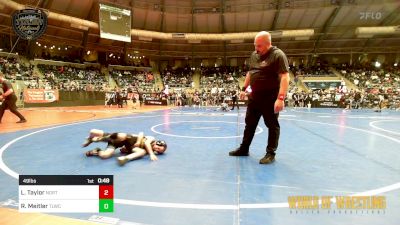 49 lbs Consi Of 16 #2 - Lincoln Taylor, Northside Takedown Wrestling Club vs Rein Meitler, Team Lightning Wrestling Club Buhler Ks