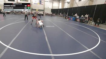 126 lbs Finals (8 Team) - Dominic Olson, Waverly vs Cole Karlin, Beatrice