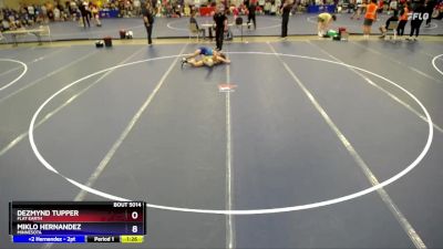 120 lbs Champ. Round 1 - Dezmynd Tupper, Flat Earth vs Miklo Hernandez, Minnesota