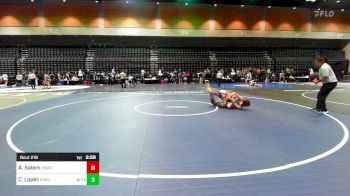 141 lbs Consi Of 16 #1 - Ali Salem, United Wrestling Katy vs Christian Lopez, Embry-Riddle