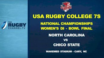 Collegiate Sevens Women's DI Bowl Final North Carolina vs Chico State