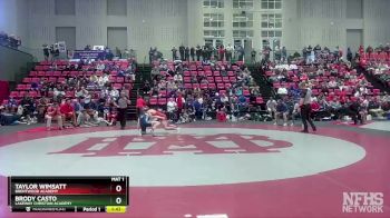 160 lbs Semifinal - Brody Casto, Lakeway Christian Academy vs Taylor Wimsatt, Brentwood Academy