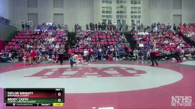 160 lbs Semifinal - Brody Casto, Lakeway Christian Academy vs Taylor Wimsatt, Brentwood Academy