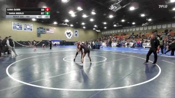 100 lbs Cons. Round 4 - Luna Gama, Sanger vs Sara Merlo, Westminster