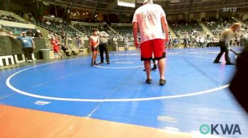 96 lbs Quarterfinal - Abel Garell, Skiatook Youth Wrestling vs AJ Bazart, HURRICANE WRESTLING ACADEMY