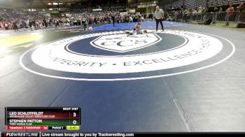 115 lbs Champ. Round 2 - Leo Schlotfeldt, Snoqualmie Valley Wrestling Club vs Stephen Patton, Toro World Club