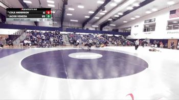 133 lbs Quarterfinal - Jacob Venezia, New York University vs Cole Anderson, King`s College
