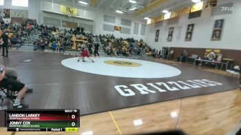 126 lbs Cons. Round 2 - Jonny Cox, Riverton Middle School vs Landon Larkey, Riverton Middle School