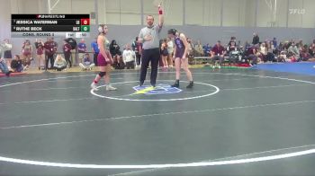 126 lbs Cons. Round 3 - Jessica Waterman, Long Beach vs Ruthe Beck, Saltillo High School