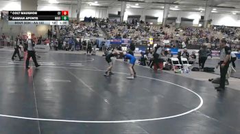 AA 132 lbs Semifinal - Damian Aponte, Houston High School vs Colt Maughon, Cleveland High School