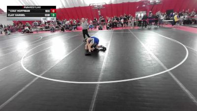 14U Boys - 126 lbs 3rd Place Match - Colt Hoffman, Wisconsin vs Clay Hansel, Victory School Of Wrestling