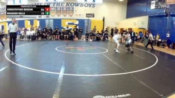 157 lbs Finals (8 Team) - Braeden Mills, St. John Neumann vs Christopher Benzan, Mater Lakes Academy