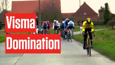 Wout Van Aert's Visma Dominates Omloop Het Nieuwsblad 2024