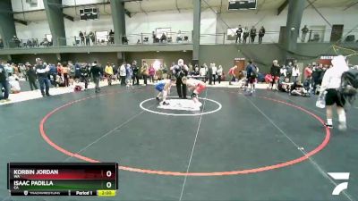 145 lbs Champ. Round 1 - Korbin Jordan, WA vs Isaac Padilla, CA