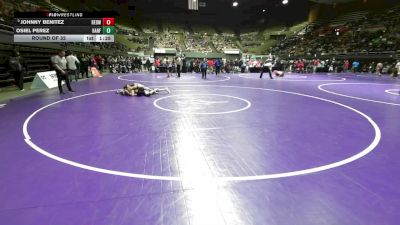 128 lbs Round Of 32 - Johnny Benitez, Redwood vs Osiel Perez, Hanford West