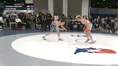 65 kg Cons. Rd Of 64 - Jackson Humphrey, High Desert Wrestling Club vs Ryan Totten, Michigan