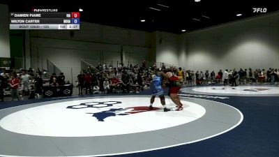125 lbs Champ. Round 1 - Damien Fiame, Interior Grappling Academy vs Milton Carter, Monster Garage