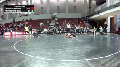 88 lbs Cons. Semi - Hayden Archbell, Witchduck Training Facility vs Blaine Cummings, Red Lion Wrestling Club