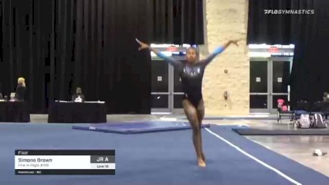 Simone Brown - Floor, First in Flight #129 - 2021 USA Gymnastics Development Program National Championships