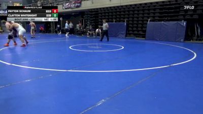 285 lbs Quarterfinal - Payton Schaum, Mount Pleasant vs Clayton Whitenight, Berwick
