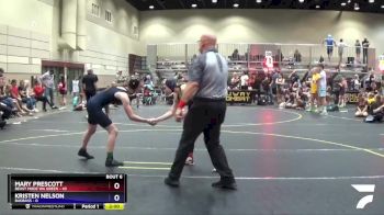 118 lbs Round 3 (4 Team) - Mary Prescott, Beast Mode WA Green vs Kristen Nelson, BadBass