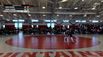 141 lbs Quarterfinal - Arad Ahangi, Simon Fraser (B.C.) vs Angel Flores, Adams State