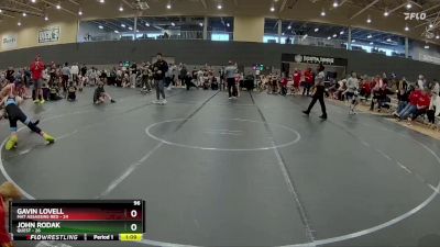 96 lbs Round 3 (6 Team) - John Rodak, Quest vs Gavin Lovell, Mat Assassins Red