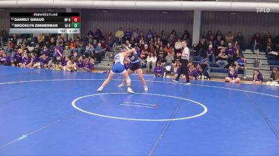 145 lbs 7th Place Match - Brooklyn Zimmerman, Lincoln East vs Daniely Giraud, North Platte