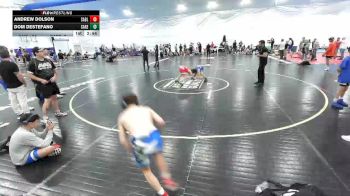 95 lbs Round 4 (10 Team) - Andrew Dolson, Savage Black vs Dom DeStefano, Savage Red