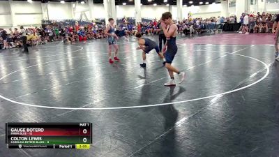 120 lbs Round 1 (8 Team) - Gauge Botero, MAWA Blue vs Colton Lewis, Carolina Exteme Black