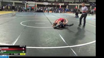 160 Elite Varsity Champ. Round 1 - Kaleb Sanders, Lakeshore vs Aden Miller, Oak Mountain