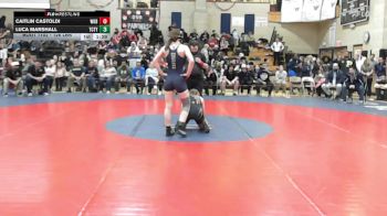 126 lbs Final - Caitlin Castoldi, Woburn vs Luca Marshall, Tri-County