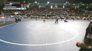D 2 126 lbs Cons. Round 5 - Kale Muscarello, Archbishop Shaw vs Ryan Gibbs, Caddo Magnet