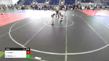 114 lbs Consolation - James Zuniga, Atc vs Dimetry Molina, Sunkist Kids / Monster Garage