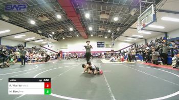 43 lbs Consi Of 4 - Kingston Warrior, Wagoner Takedown Club vs Maddox Reed, Pin-King All Stars