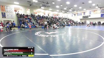 132 lbs Champ. Round 1 - Alejandro Ortiz, Nordoff vs Lincoln McClenahcen, Granada Hills