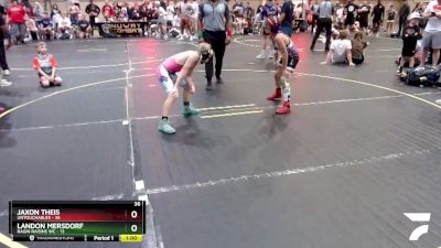 82 lbs Finals (8 Team) - Jaxon Theis, Untouchables vs Landon Mersdorf, Ragin Raisins WC