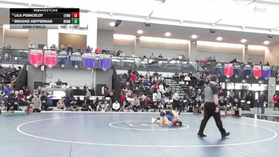 107 lbs Semifinal - Lila Poincelot, Lyman Hall* vs Brooke Heffernan, RHAM